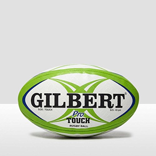 Gilbert Touch Pro Rugby Ball, White, One Size