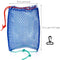 ZENFUN Set of 6 Crab Trap Bait Bags with Locker, Crab Crawfish Trap, Minnow Traps, Fishing Mesh Bait Traps Fishing Accessories Trap for Shrimp Fish Lobster(Blue), Z-TrapBaitBags-B-6pcs
