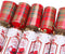 Toyland® Pack of 12 Tartan Santa Design Christmas Crackers