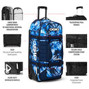 OGIO Rig 9800 Wheeled Travel Bag, Blue Hash, One Size, Rig 9800 Wheeled Travel Bag