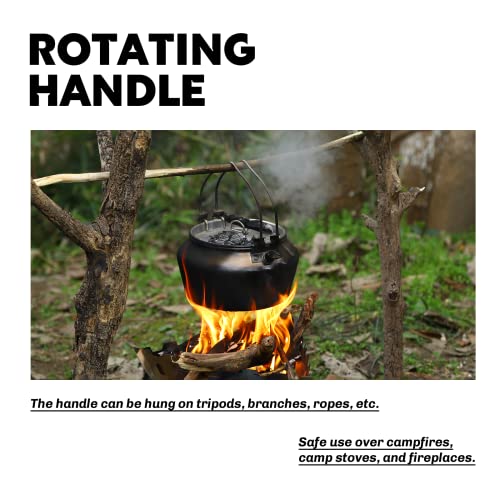 Fire Maple Niumbus 1.2L Camping Kettle Camp Tea Coffee Pot | 1.2L Aluminum Outdoor Hiking Water Boiler | Portable Teapot Lightweight with Foldable Handle for Bushcraft