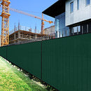 FLORALEAF 4'×50' Privacy Screen Fence Windscreen Mesh Shade Net Cover Heavy Duty Fencing 90% Blockage for Outdoor Wall Garden Yard Backyard - Custom