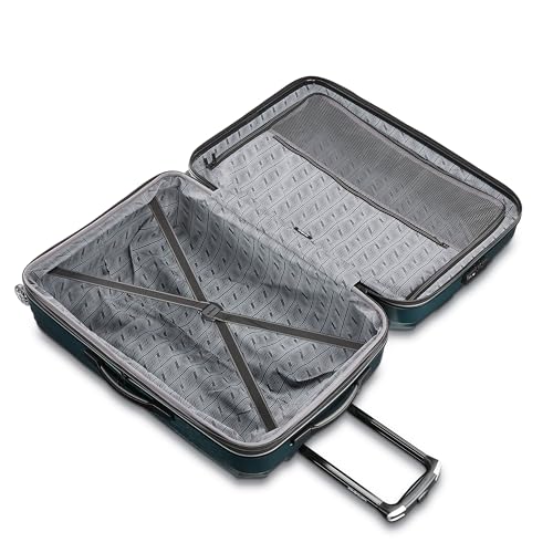 Samsonite Unisex-Adult Centric 2 Hardside Expandable Luggage with Spinners, Emerald Green, 3-Piece Set (20/24/28), Centric 2 Hardside Expandable Luggage with Spinners
