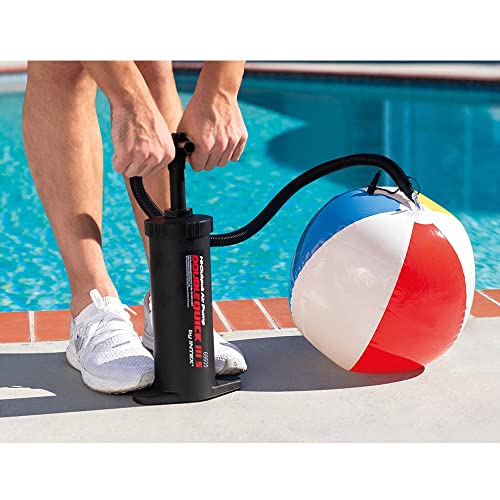 Intex Power Systems Hi-Output Air Pump Double Quick by Intex, Red/Black