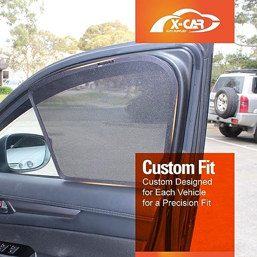 X-CAR Front Rear Port Window Sun Shade for Mazda CX-5 CX5 2017-2024 Magnetic Car Sun Blind Mesh