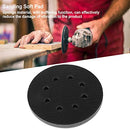 5Inch 5/6/8 Holes Hook and Loop Soft Sponge Cushion, Interface Buffer Pad, Sanding, Discs Pad, Soft Foam Buffering Pad, Interface Pad, Soft Density Interface Pad for Drill Grinder (5 inches 8 Holes)