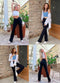 BALEAF Flare Leggings for Women Bootcut Yoga Pants Crossover High Waist Workout Casual Trendy Pants with Pockets Black 29" L