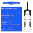 ZTZ MTB Air Suspension Fork，Fit for 26/27.5/29 inch Mountain Bike, 120mm Travel, Rebound Adjust, QR 9mm, Manual/Remote Lockout, XC/AM Mountain Bike Front Fork, Ultralight