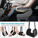 Airplane Footrest Adjustable Hanging Footrest Hammock Plane Leg Rest Foldable Memory Foam Plane Foot Hammock Office Footrests for Airplane Travel Flight Train Office