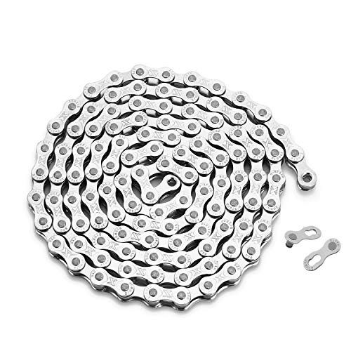 zonkie 6/7/8-Speed Bicycle Chain 1/2 x 3/32 Inch 118 Links