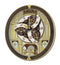 Seiko Melodies in Motion Wall Clock, Golden Chandelier