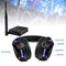 10pcs Bundle Wireless Silent Disco LED Flashing Light Headphones with 1 Transmitter 500m Distance