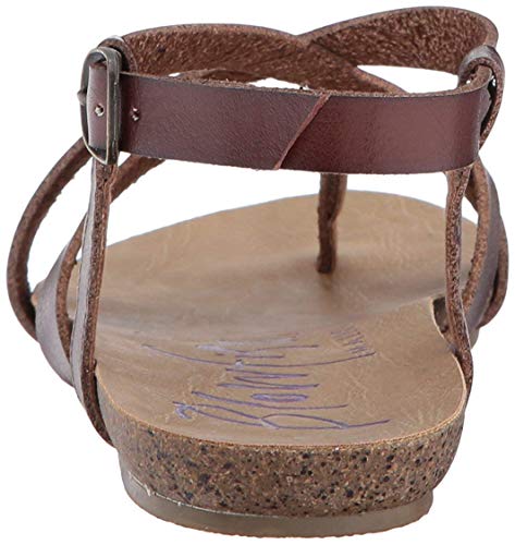Blowfish Women's Granola Fisherman Sandal, Whiskey Dyecut PU, 7.5 M US