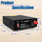 Universal Compact Bench Power Supply- 30 Amp Regulated Home Lab Benchtop AC-to-DC Converter 13.8 Volt, Cooling Fan, Screw Type Terminals - Jesverty SPS-1330