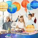 Space Paper Lanterns 8PCS Hanging Planets Lantern Out of This World Space Lanterns Solar System Galaxy Planet Earth Lanterns for Kids Outer Space Theme Party Supplies Home Decor Birthday Decorations