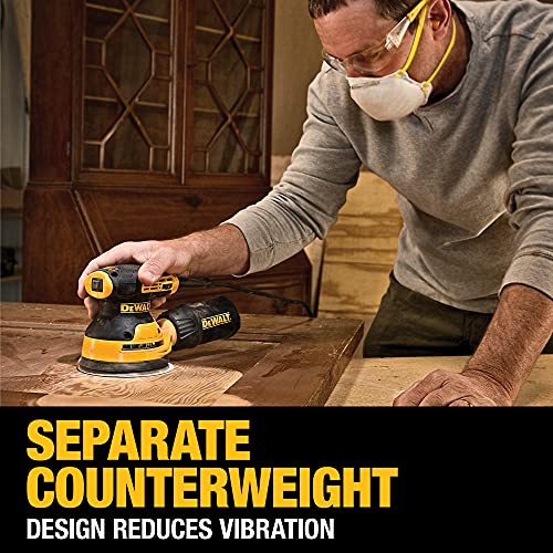 DEWALT Random Orbit Sander, Variable Speed, 5-Inch (DWE6423)