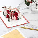 Hallmark Signature Paper Wonder Pop Up Christmas Card (Santa and His Reindeer)