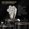 Electric Razor for Bald Men, Bald Head Shavers for Men 5-in-1 Multifunctional 6D Electric Head Shaver Waterproof Recharageable Rotary Shaver Grooming Kit