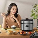 JOYOUNG Rice Cooker 8 Cup, 14 Menu Options Multi-Functional Rice Cooker Non-Stick Cooker Low Sugar Rice with Steamer, Keep Warm, LED Display, 4L, 860W