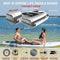 SereneLife Inflatable Stand Up Paddle Board - 10’ Ft. Standup Sup Paddle Board W/ Manual Air Pump, Safety Leash, Paddleboard Repair Kit, Storage / Carry Bag - Sup Paddle Board Inflatable - SLSUPB06