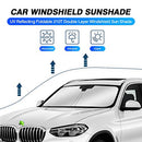KUST Custom Fit Windshield Sun Shade for 2018-2023 2024 BMW X3 Window Shade Sun Visor Protector Foldable Sunshade Blocks UV Rays Keep Your Car Cooler