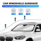 KUST Custom Fit Windshield Sun Shade for 2018-2023 2024 BMW X3 Window Shade Sun Visor Protector Foldable Sunshade Blocks UV Rays Keep Your Car Cooler