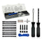 ZERINT TT-M26 Tubeless Tire Repair Kits, 26pcs Compact Tire Puncture Repair Kit, Tire Repair Tools and Tire Repair Plugs for Cars Motorcycles