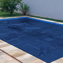 Solarcap Solar Swimming Pool Cover Bubble Blanket Cover 500 Micron Outdoor Garden 6.5mx3m Blue Black