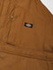 Dickies Men's Duck Insulated Bib Overall, Brown Duck, Small
