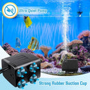 Dreyoo 45W 713Gph Submersible Water Pump for Fountain with 8.86ft High Lift, Ultra Quiet Fountain Pump with Light, Water Fountain Pump with 3 Nozzles for Outdoor, Aquariums, Fish Tanks, Garden Statues