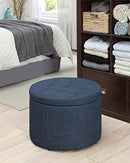 Designs4Comfort Round Shoe Ottoman