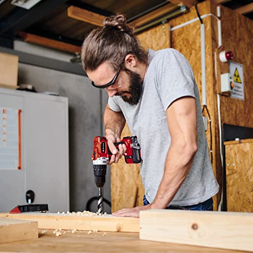 Einhell Power X-Change 18V, 44Nm Cordless Combi Drill | 3-in-1 Brushless Drill, Impact Drill and Screwdriver | TE-CD 18/2 Li-i +22 pc Kit With 2.5Ah Battery, Fast Charger And Storage Case