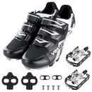 Venzo Mountain MTB Bike Bicycle Men’s Cycling Shoes with Multi-Function Clipless Pedals & Cleats - Compatible with Shimano SPD & Crankbrother System - Size 50