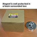 BIGTEDDY - Super Strong Neodymium Fishing Magnets, 880 lbs(400 KG) Pulling Force Rare Earth Magnet with Countersunk Hole Eyebolt Diameter 4.72 inch(120 mm) for Retrieving in River and Magnetic Fishing