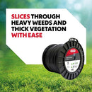 Oregon Nylium Star Shaped Strimmer Line Wire for Grass Trimmers and Brushcutters, Five Cutting Edges for Clean Finish, Professional Grade Heavy Duty Nylon, Fits Petrol Strimmers, 3.3mm-200m (‎106361E)