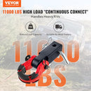 VEVOR Shackle Hitch Receiver, Fits 5 cm Receivers, 29.9 Tons Breaking Strength, D Ring Shackle with Trailer Hitch Lock Pin, Heavy Duty Towing Accessories for Trucks, Jeeps, Off-Road Vehicle Recovery