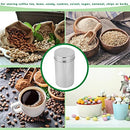 304 Stainless Steel Sealed Food Storage Jar Portable Tea Coffee Beans Container Easy for Travel Outdoor and Camping(S)