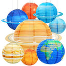 Space Paper Lanterns 8PCS Hanging Planets Lantern Out of This World Space Lanterns Solar System Galaxy Planet Earth Lanterns for Kids Outer Space Theme Party Supplies Home Decor Birthday Decorations