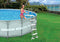 Intex 28077E Heavy Duty Deluxe Pool Ladder with Removable Steps for 52 Inch Depth Above Ground Pools