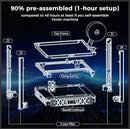 Sovol SV08 3D Printer Speed up 700mm/s High Speed, Klipper with 64-Bit, 300℃ All Metal Hotend, One-key to Auto Leveling, Integrated Nozzle, Silent Motor Drive, Larger Printing Size 13.78x13.78x13.6 in