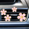 8 Pieces Daisy Flowers Air Vent Clips Car Freshener Clip Air Vent Decorative Clip for Car Air Vent Decorations Accessories( Pink)