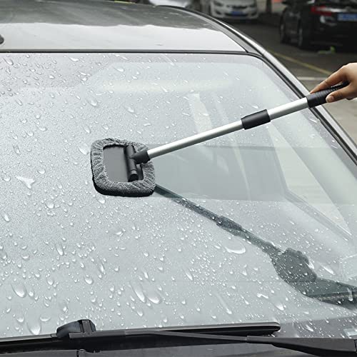 HIWIND Windshield Cleaning Tool Car Glass Cleaner Inside Window Brush Auto Details Brush Window Vent Cleaner