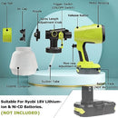 TAIRDA Cordless Paint Sprayer for Ryobi 18V Battery, Handheld HVLP Paint Sprayer with 1000ML Container, Electric Paint Sprayer for Painting Ceiling, Fence, Cabinets, Walls (NO Battery)