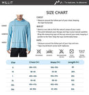 WILLIT Men's UPF 50+ Sun Protection Hoodie Shirt Long Sleeve Rash Guard Fishing SPF Outdoor UV Shirt Lightweight Pocket Gray L