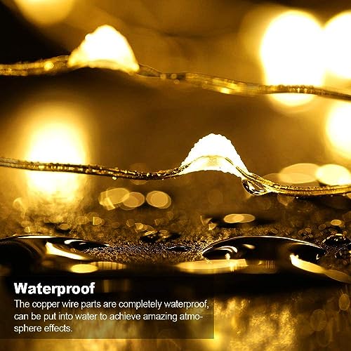 12 Pack Fairy Lights Battery Operated, Fairy Lights for Bedroom,7 Feet 20 Led Lights Waterproof Festoon String Lights for Gift Flower Indoor Christmas Party Wedding Home décor Products(Warm White)