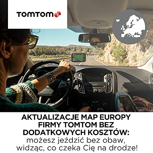 TomTom Car Sat Nav GO Basic, 6 inch, with Updates via WiFi, Lifetime Traffic via Smartphone and EU Maps