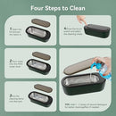 Jewelry Cleaner, 45kHz Ultrasonic Jewelry Cleaning Machine with 4 Time Modes, Portable Professional Household Ultrasonic Jewelry Cleaner for All Jewelry Eyeglasses Watches Shaver