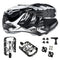 Venzo Mountain MTB Bike Bicycle Men’s Cycling Shoes with Multi-Function Clipless Pedals & Cleats - Compatible with Shimano SPD & Crankbrother System - Size 50