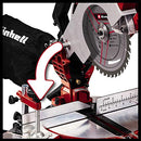 Einhell Power X-Change 18V Mitre Saw - 3000 RPM Circular Saw With Work Table, LED, Dust Collection, 45° Mitre, -47° Bevel - TE-MS 18/210 Li Solo (Battery Not Included)