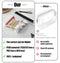 Clear Travel Toiletry Bag - Airport Security Liquids Bags, Airport Liquid Bag 20 x 20cm TSA Approved, Travel Accessories Makeup Bags Holiday Essentials Luggage for Men Women, 2pcs Black/Grey, 20*20CM